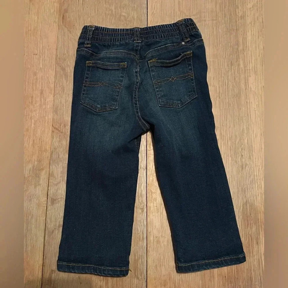 Lucky Brand Straight Leg Jeans Size 18M Dark Wash Stretchy Waist - Picture 3 of 3